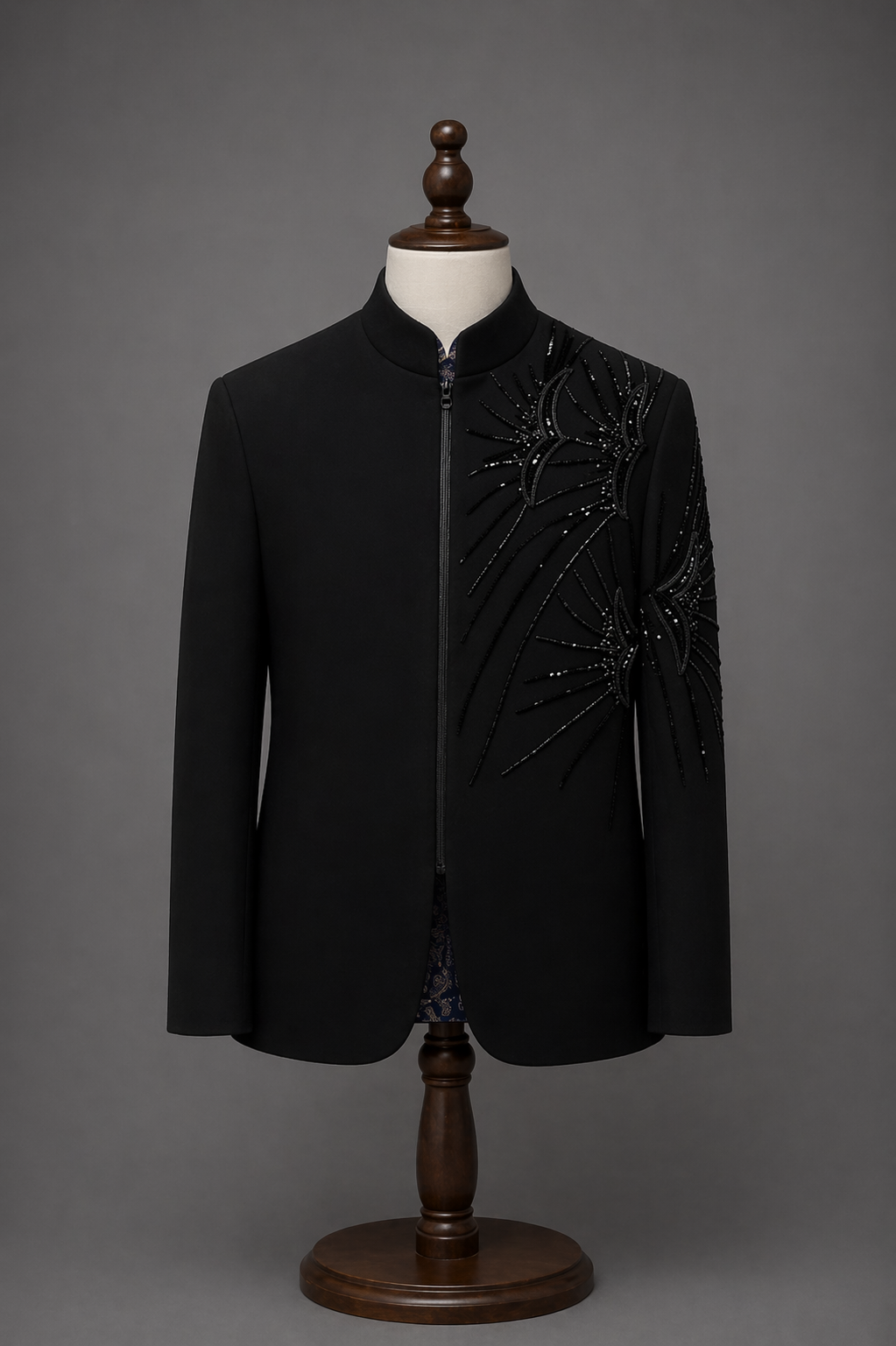 Black embellished jacket