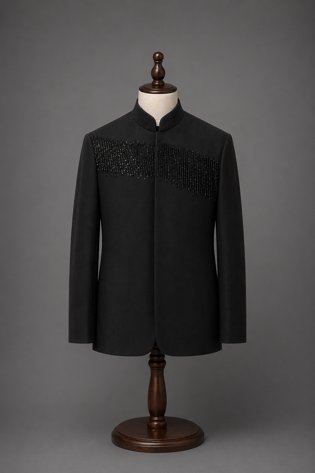 Sleek black jacket