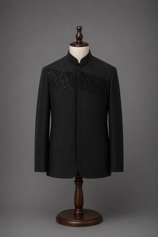 Sleek black jacket