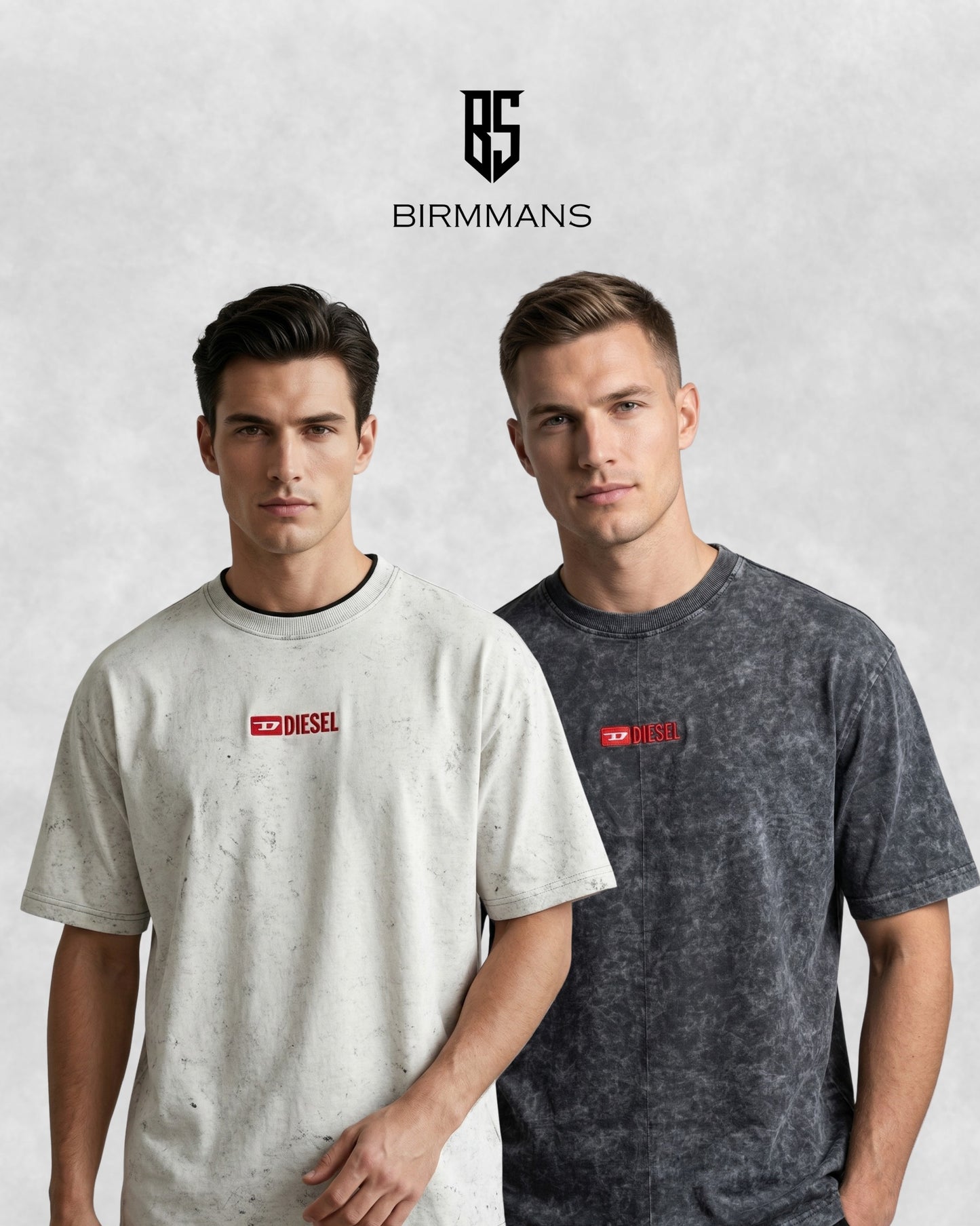 PREMIUM LOOPKNIT FABRIC FIVE SLEEVE OVER SIZE T-SHIRT (COMBO)