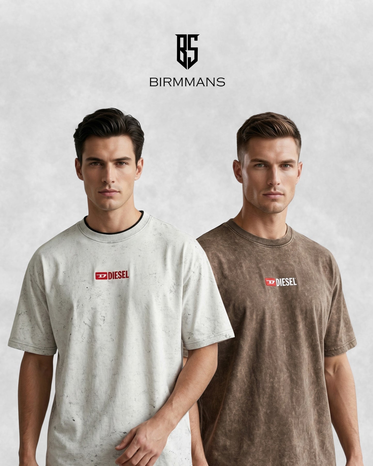 PREMIUM LOOPKNIT FABRIC FIVE SLEEVE OVER SIZE T-SHIRT (COMBO)